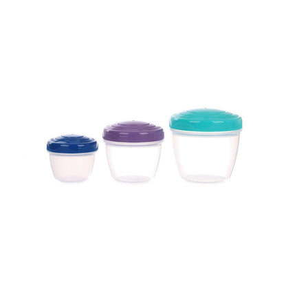 SISTEMA TO GO 保鮮盒三件組合裝 150mL, 300mL, 520mL