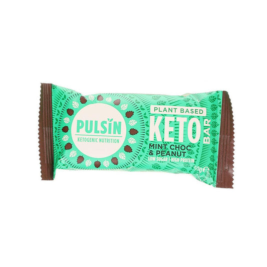 PULSIN 生酮蛋白質棒 - 薄荷朱古力花生 (50g)