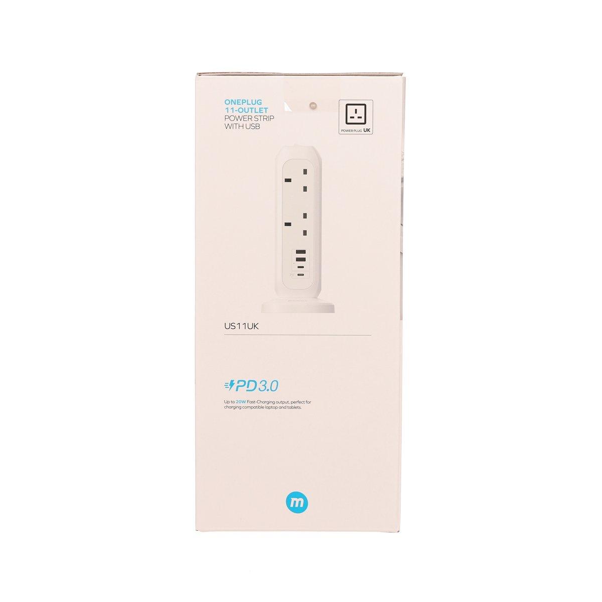 MOMAX ONEPLUG PD20W 2A2C 11位拖板