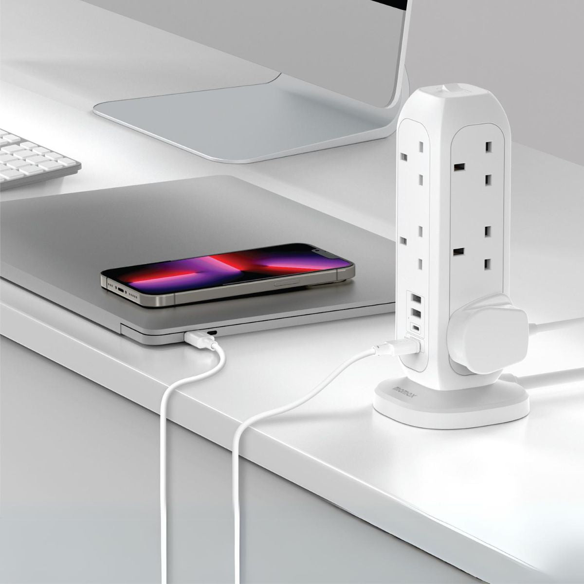 MOMAX ONEPLUG PD20W 2A2C 11位拖板