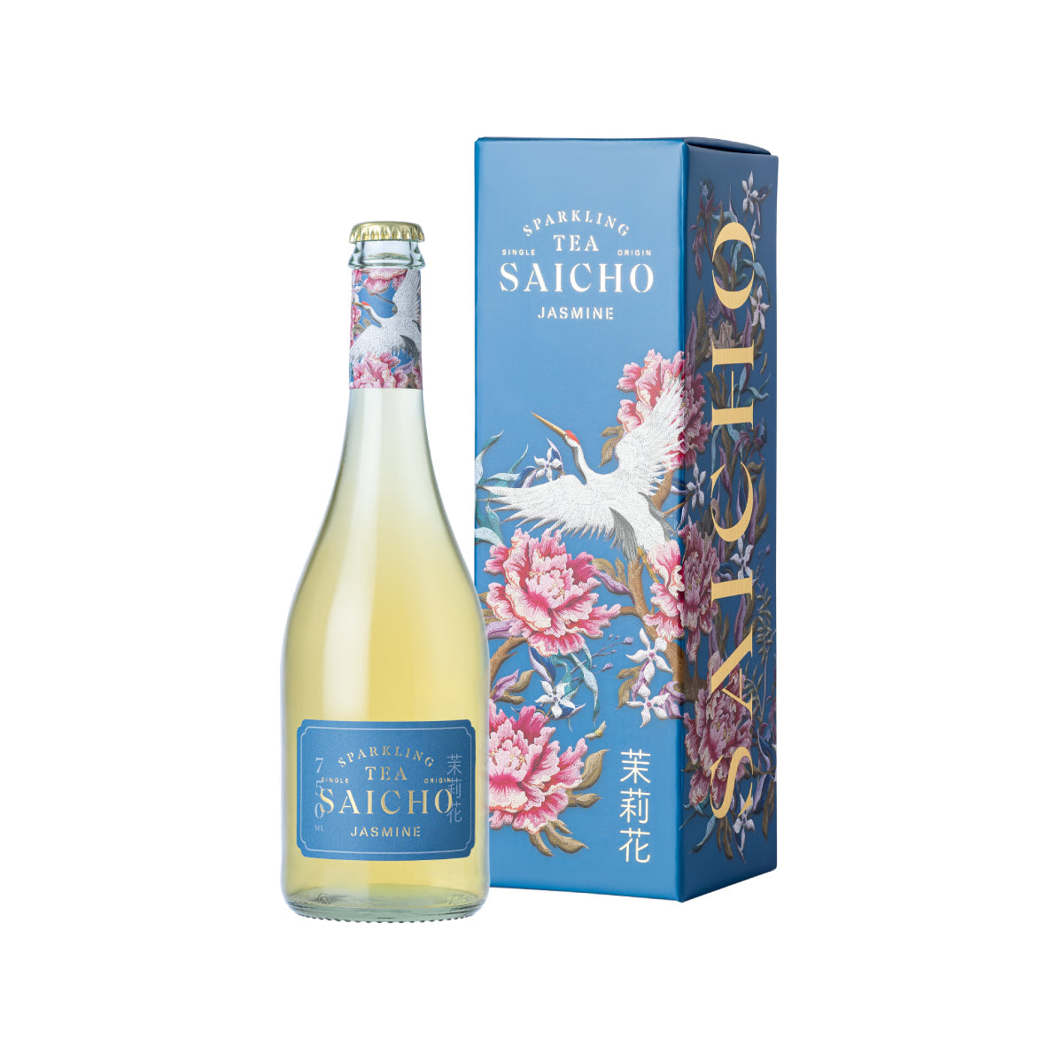 SAICHO 禮盒裝氣泡茶 - 茉莉花茶 (750mL)