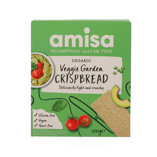 AMISA 有機無麩質蔬菜脆餅 (100g)