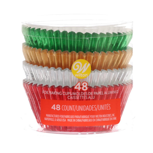 WILTON 聖誕糕點金箔紙模