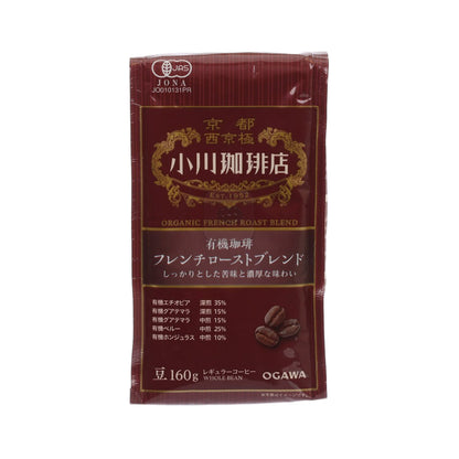 小川珈琲店 有機法式烘焙咖啡豆 (140g)
