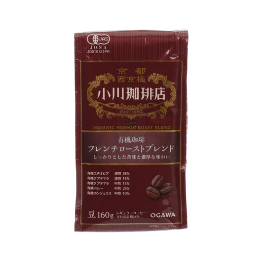 小川珈琲店 有機法式烘焙咖啡豆 (140g)