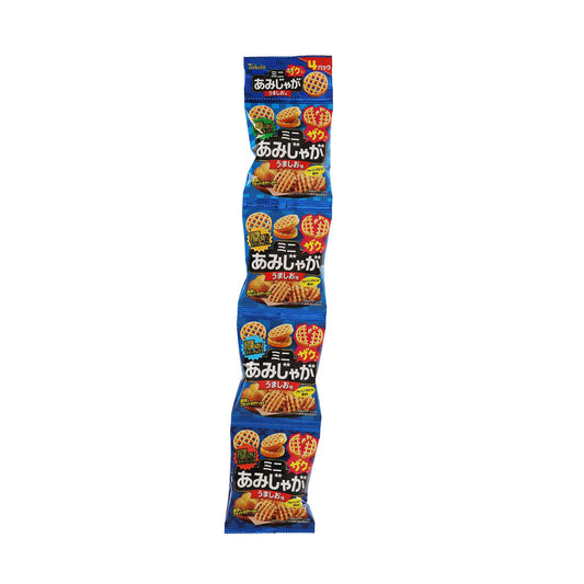 桃哈多 Amijyaga 迷你薯格 - 鹽味 (4 x 11g)