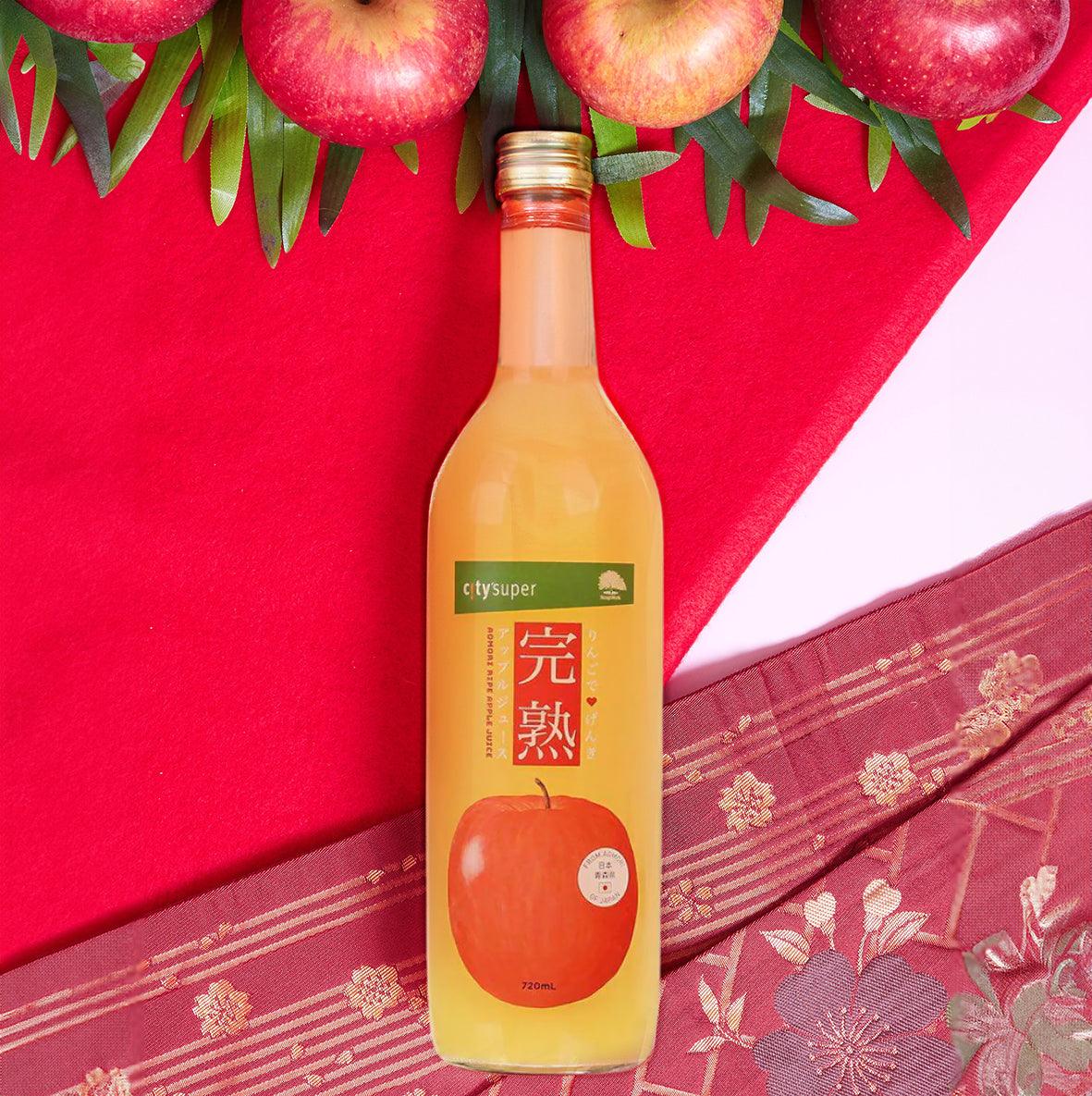 CITY'SUPER X RINGOWORK 青森完熟蘋果汁 (720mL)