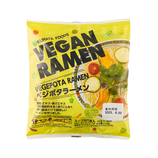 KURATA 純素拉麵 - 蔬菜濃湯味 (119g)