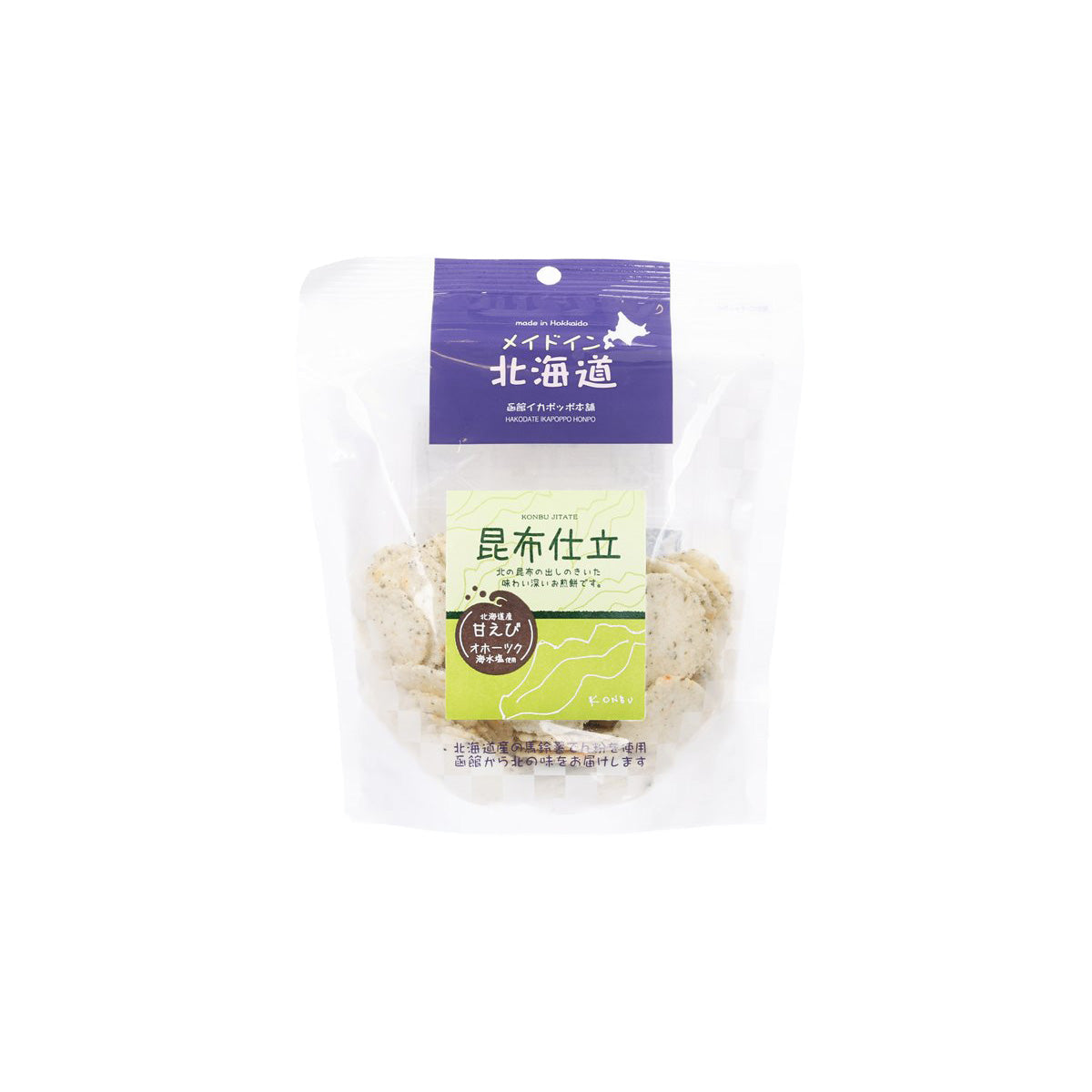 北海道製菓 北海道昆布甜蝦脆餅 (60g)