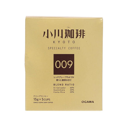 小川珈琲店 京都精品咖啡 009 掛耳咖啡 (5 x 15g)