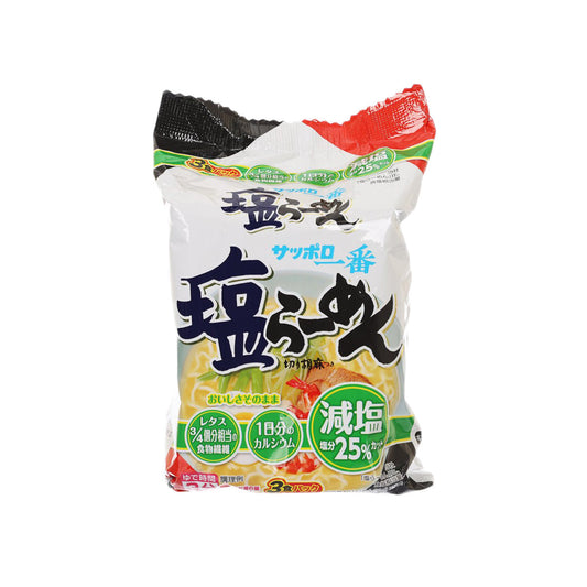 SANYOFOODS 札幌一番 香鹽即食拉麵 - 減鹽 (303g)
