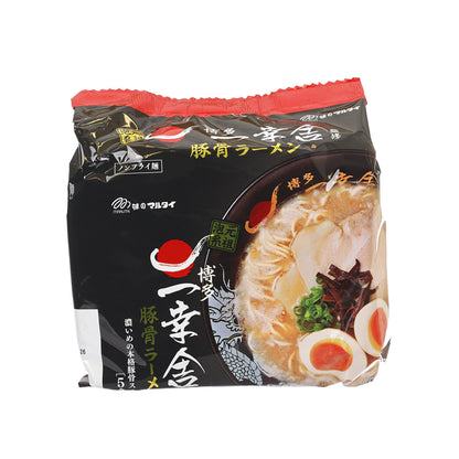 MARUTAI 博多一幸舍監修博多豬骨湯袋裝麵 (5 x 91g)