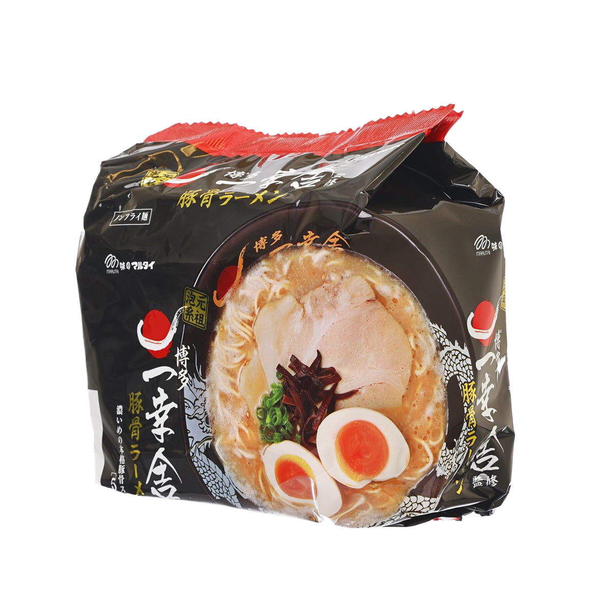 MARUTAI 博多一幸舍監修博多豬骨湯袋裝麵 (5 x 91g)