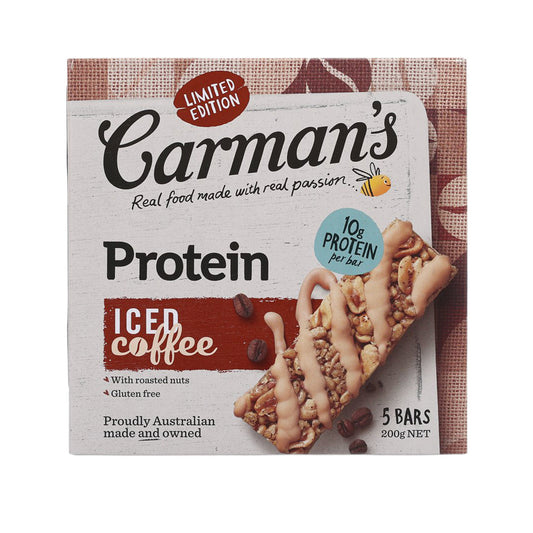 CARMAN'S 冰咖啡味蛋白質棒 (200g)