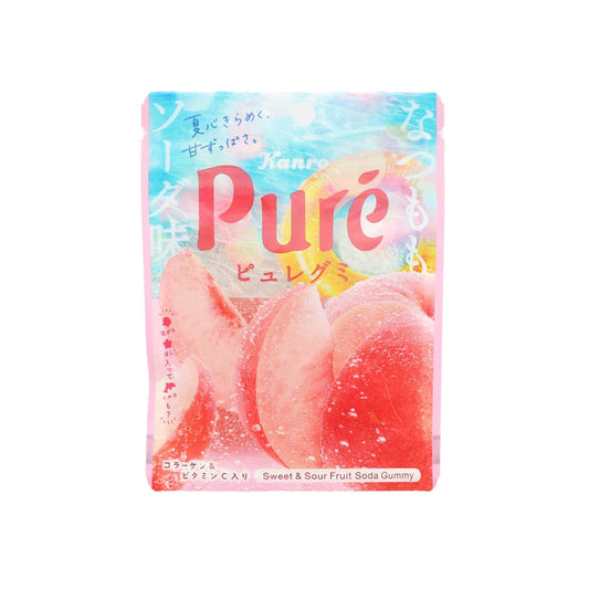 KANRO Pure軟糖 - 桃梳打味 (52g)
