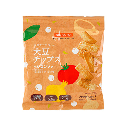 BIOKURA 黃豆脆片 - 蔬果法式清湯味 (35g)