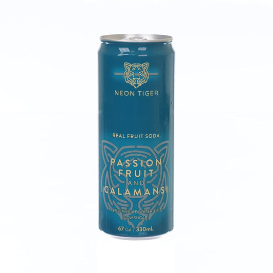 NEON TIGER 真果汁梳打 - 熱情果柑橘 [罐裝] (330mL)