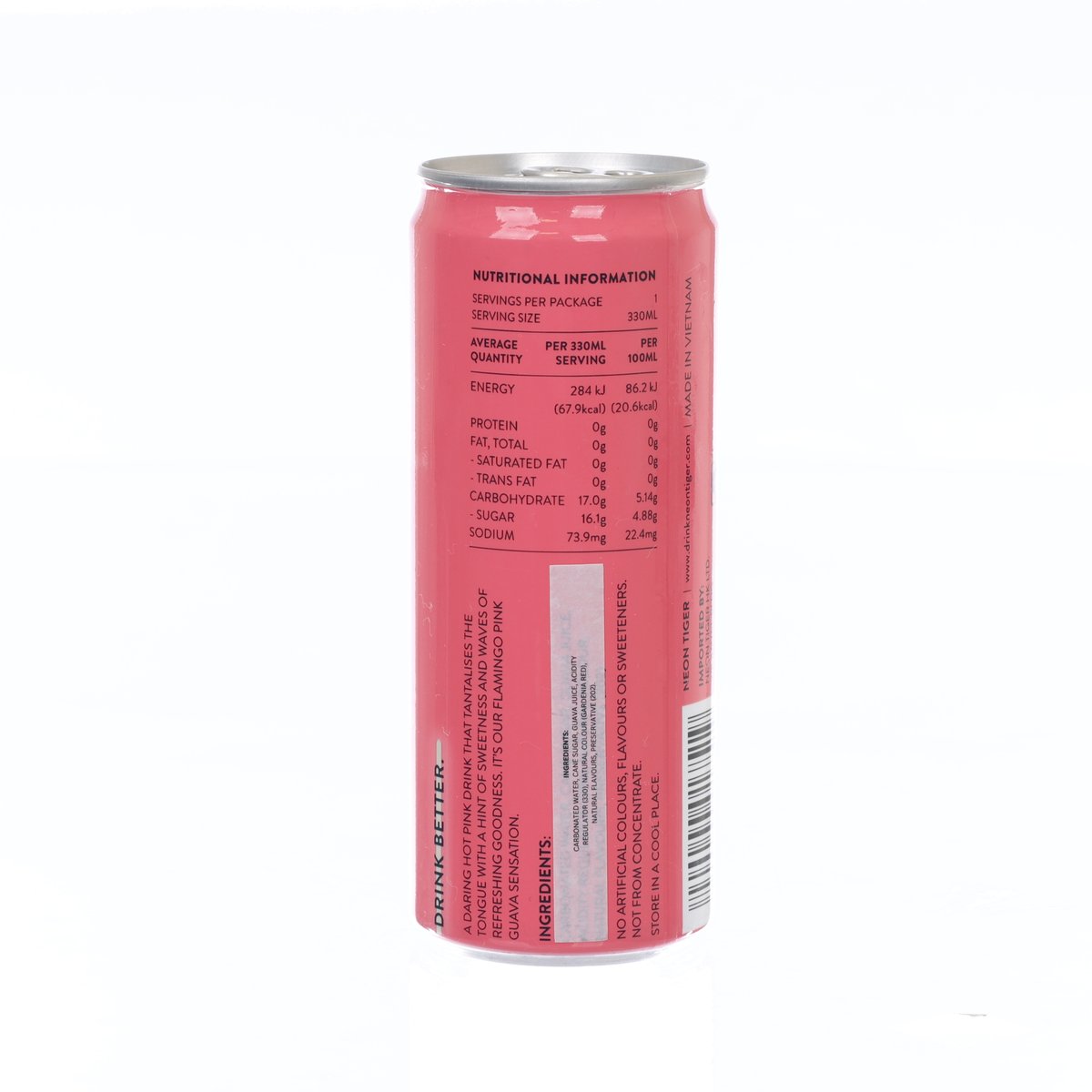 NEON TIGER 真果汁梳打 - 粉紅番石榴 [罐裝] (330mL)
