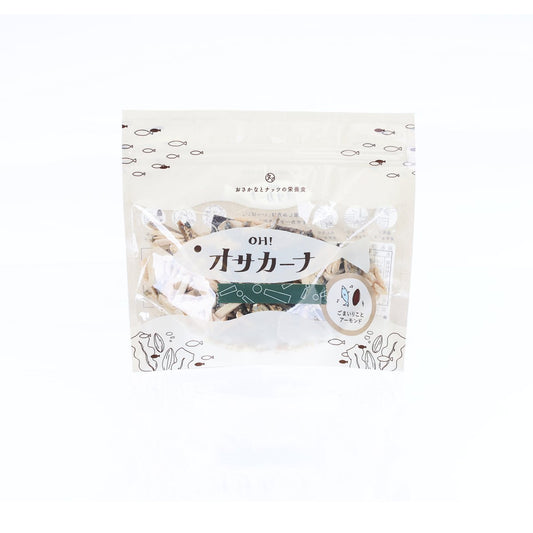 KYUNAN Oh! Sakana小食 - 芝麻沙甸魚及杏仁 (80g)