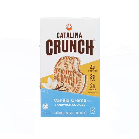 CATALINA CRUNCH 雲呢拿忌廉味夾心曲奇餅 (168g)
