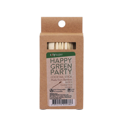 CITYSUPER 竹製派對竹籤100mm (50pcs)