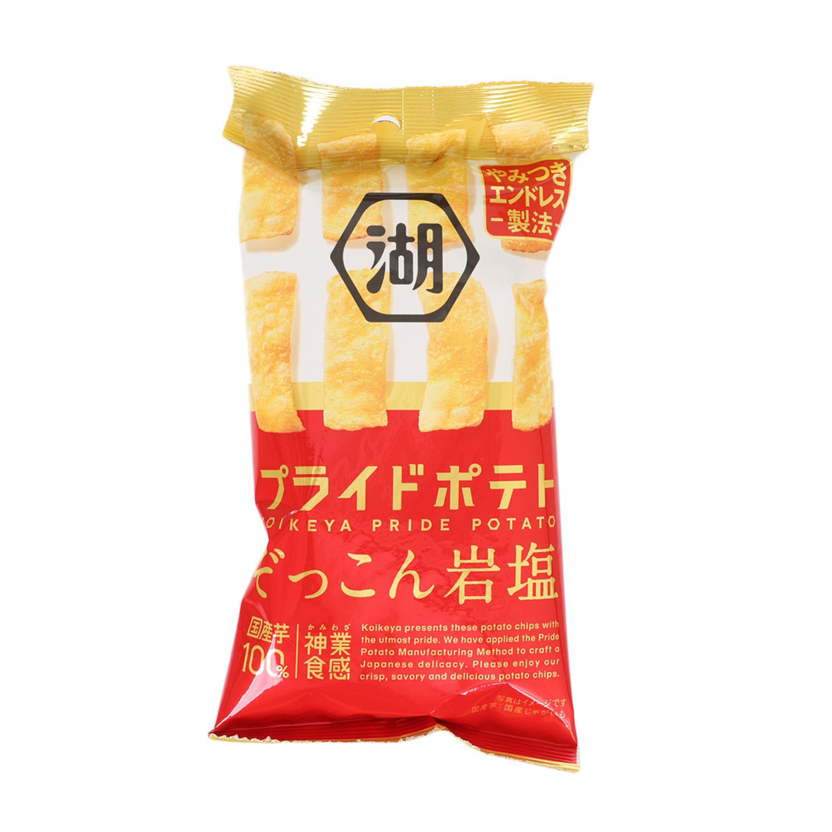湖池屋 一口薯片 [岩鹽味] (30g)