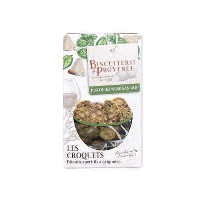 BISCUITERIE DE PROVENCE 羅勒醬巴馬臣芝士餅乾 (90g)