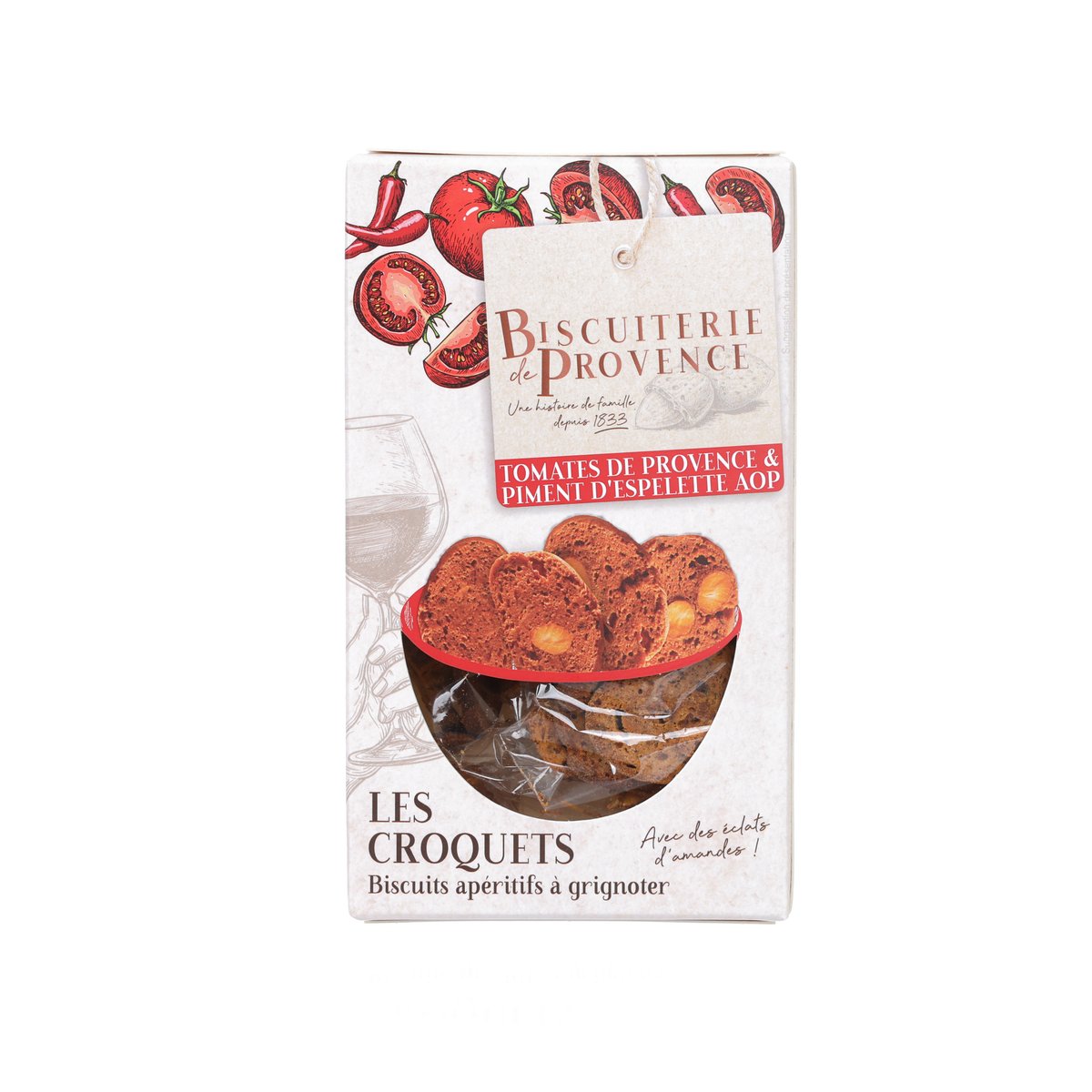 BISCUITERIE DE PROVENCE 番茄法國紅辣椒餅乾 (90g)