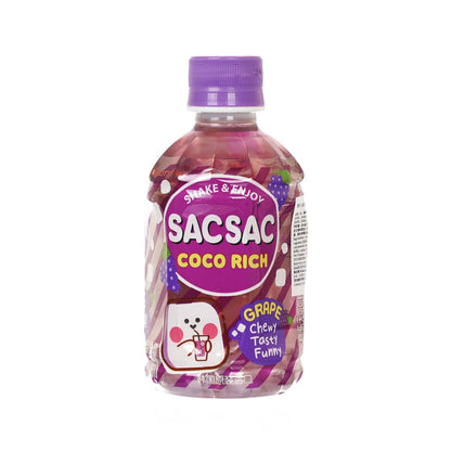 樂天 粒粒椰果飲 - 提子味 [膠樽裝] (280mL)