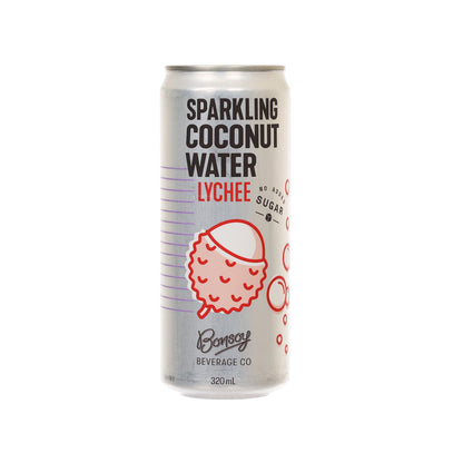BONSOY 天然椰子氣泡水 - 荔枝味 (320mL)