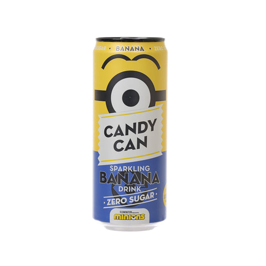 CANDY CAN 無糖有氣香蕉味飲品 (迷你兵團限量版) [罐裝] (330mL)