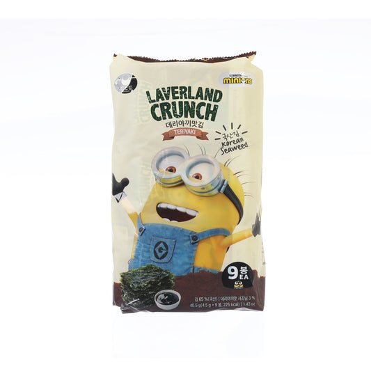 萬田 Laverland Crunch 照燒味韓國紫菜 (9 x 4.5g)