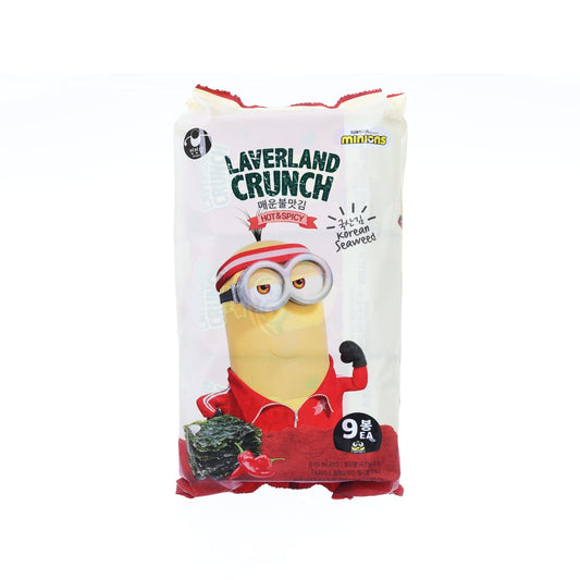 萬田 Laverland Crunch 辣雞味韓國紫菜 (9 x 4.5g)