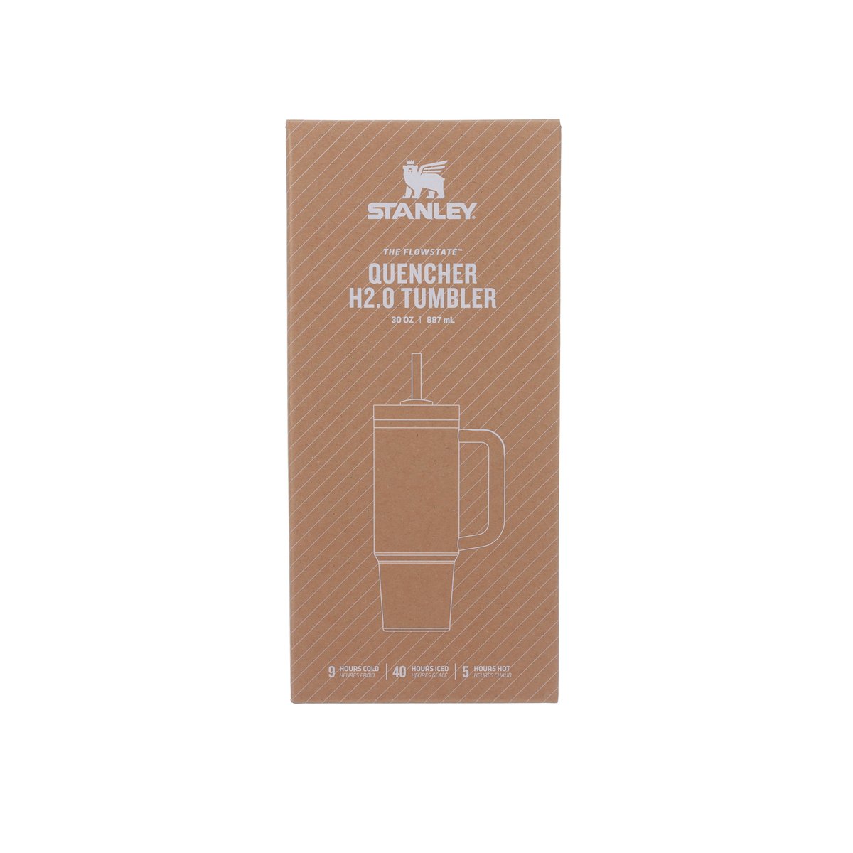 STANLEY 冒險系列真空保溫吸管隨手杯 30oz - Cornflower Gloss