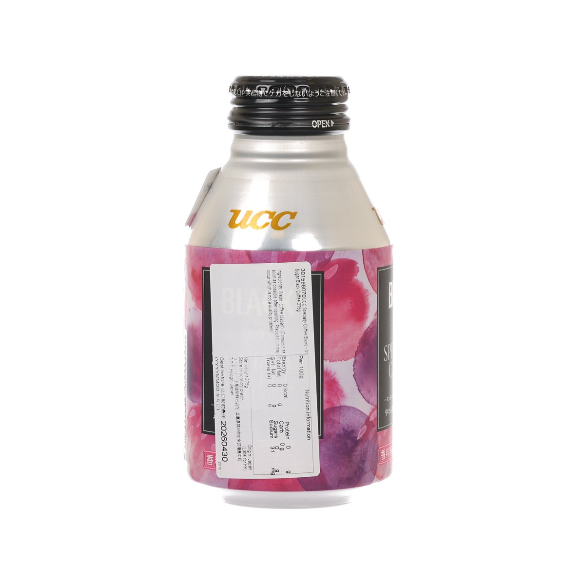 UCC 無糖黑咖啡 (275g)