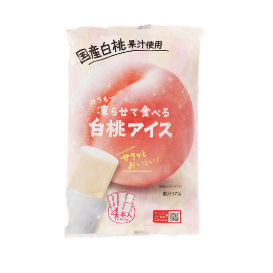 TANIO 水果雪條料 - 白桃味 (4 x 70g)