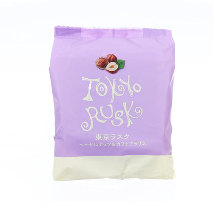 TOKYORUSK 麵包脆餅 - 榛子咖啡果仁味 (8pcs)
