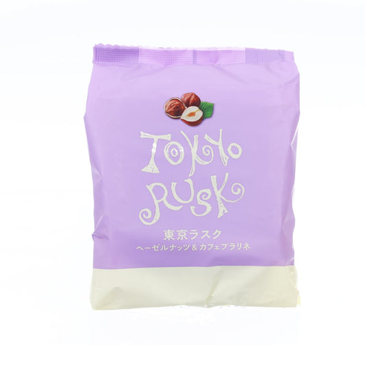 TOKYORUSK 麵包脆餅 - 榛子咖啡果仁味 (8pcs)