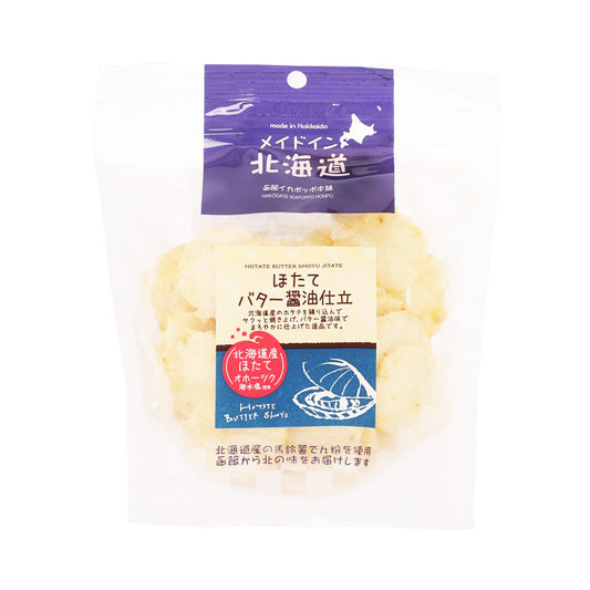 北海道製菓 北海道帶子餅 - 牛油醬油味 (60g)