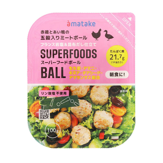 AMATAKE 五穀雞肉鴨肉丸 (100g)