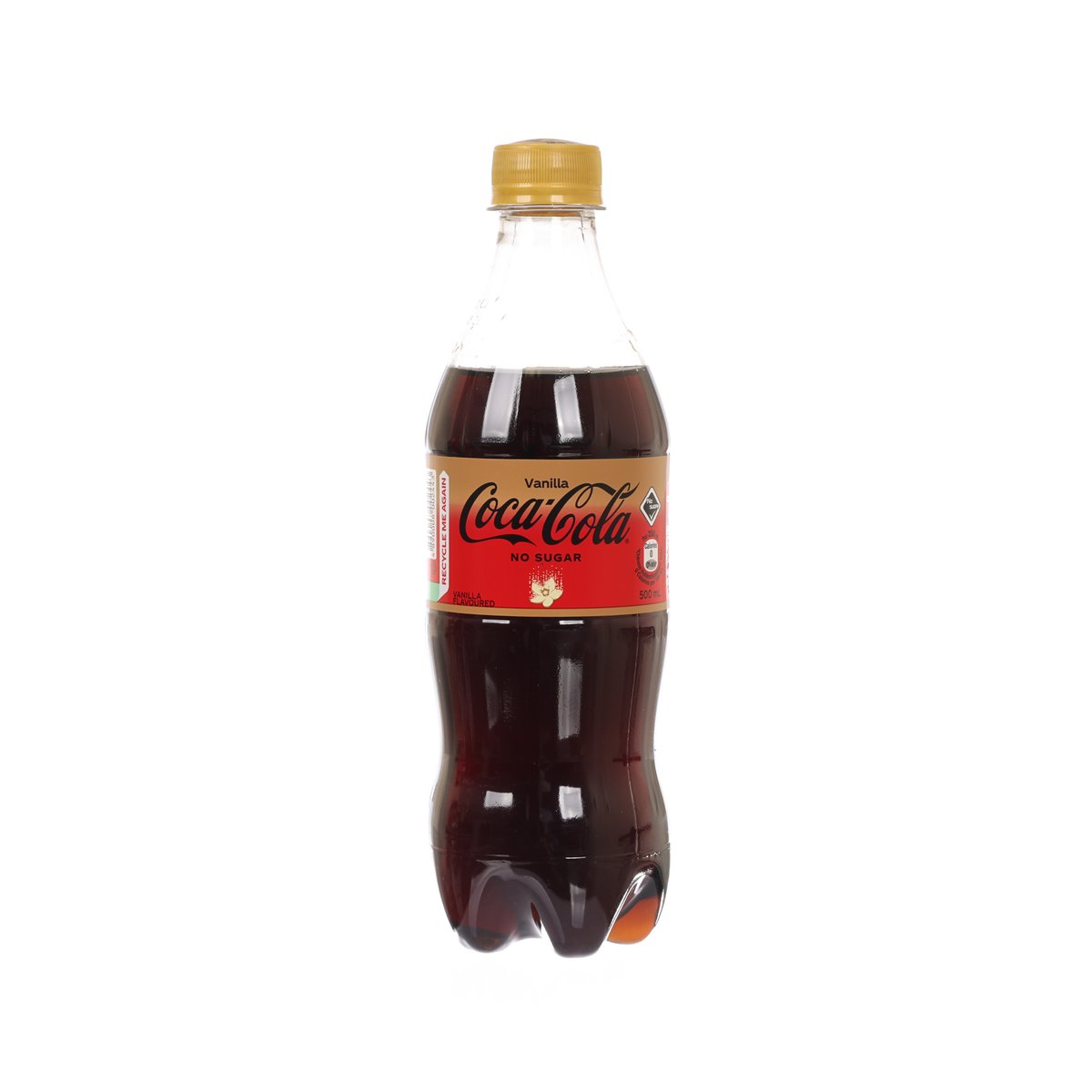可口可樂 雲呢拿味無糖可口可樂 [膠樽裝] (500mL)
