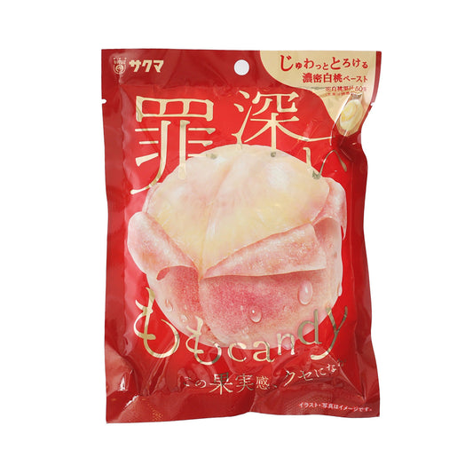 佐久間 罪深桃味糖果 (54g)