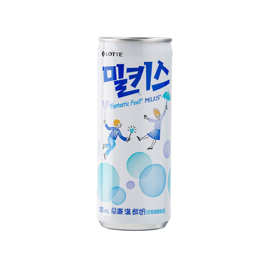樂天 忌廉溝鮮奶 (奶類碳酸飲品) [罐裝] (250mL)