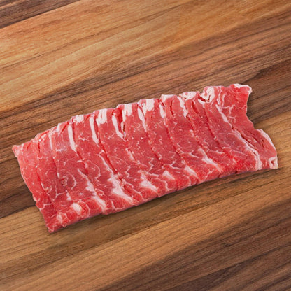 AUS ORGANIC BEEF 澳洲有機去骨牛小排 - 薄片火鍋用 [經解凍處理] (170g)