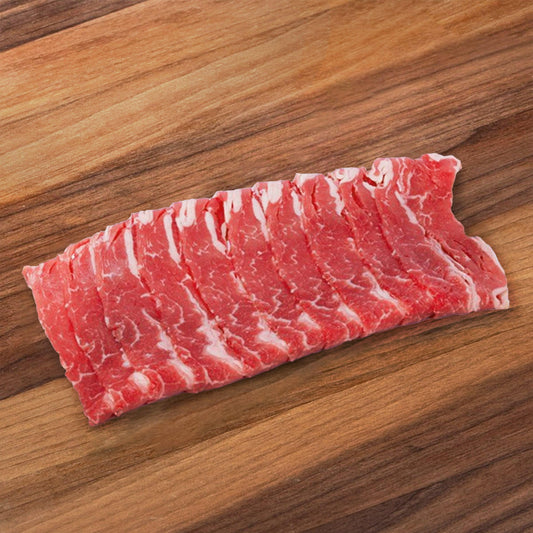 AUS ORGANIC BEEF 澳洲有機去骨牛小排 - 薄片火鍋用 [經解凍處理] (170g)