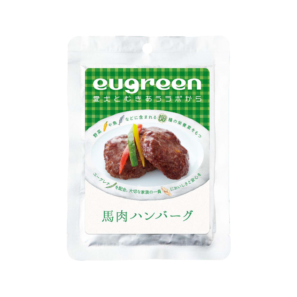 EUGREEN 小菜濕糧 - 馬肉漢堡 (70g)