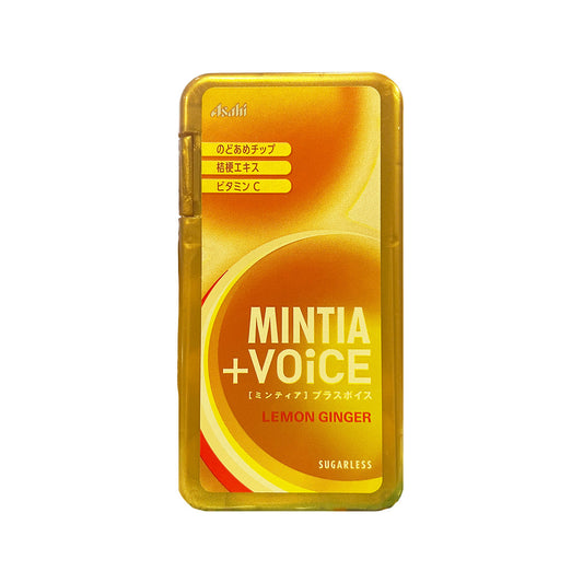朝日 Mintia + Voice 薄荷糖 - 檸檬薑味 (20g)