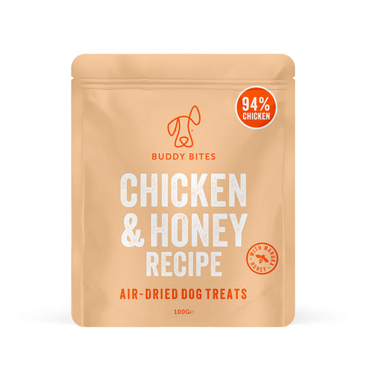 BUDDY BITES 雞肉蜜糖風乾零食 (100g)